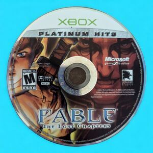 Fable: The Lost Chapters Microsoft Original Xbox Platinum Hits Disc Only Vintage